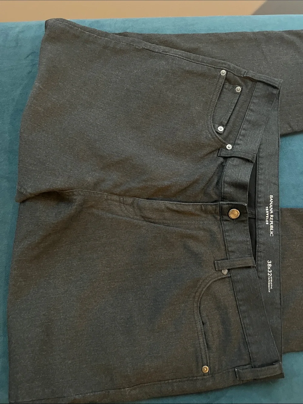 Banana Republic Men's Slim Straight Jeans - Charcoal Black